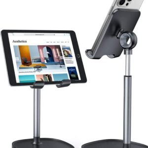 Adjustable Phone Stand for iPhone, Tablets, and Gaming Desks