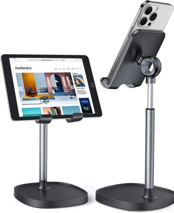 Adjustable Phone Stand for iPhone, Tablets, and Gaming Desks