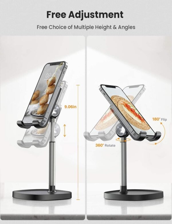 Adjustable Phone Stand for iPhone, Tablets, and Gaming Desks - Image 2